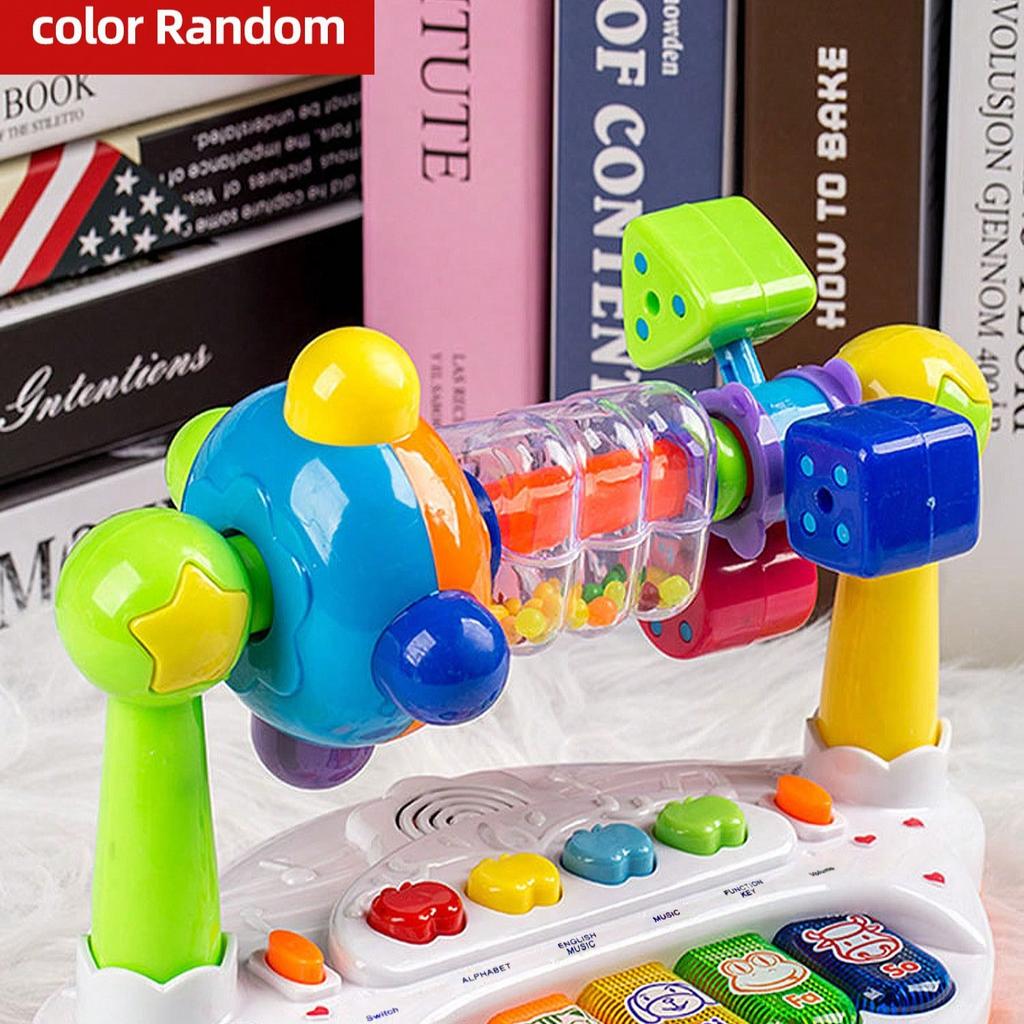Attractive and Educational Piano Keyboard Toys, Pre Loaded Songs and Lights for Early Learning and Development,Battery Power,not Include Batteries