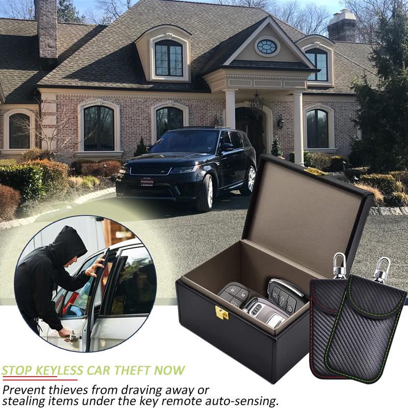 RFID Faraday Box: Mobile Signal & Car Key Shielding Bag