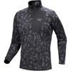 Arc'teryx RHO LT FW24 Zip Neck Print Men's Jacket Men's Black X000009319