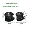 Taktisches Trainingsschutz-Set: Anti-Kollisions Knie- & Ellbogenschützer für Militär, Radfahren, Bergsteigen - 4-teiliges Set