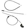 BT-9PCS Motor Bowdenzug Motorhaubenentriegelungsdraht Für-BMW E39 525I 530I 51238176595 51238190754 51238176596