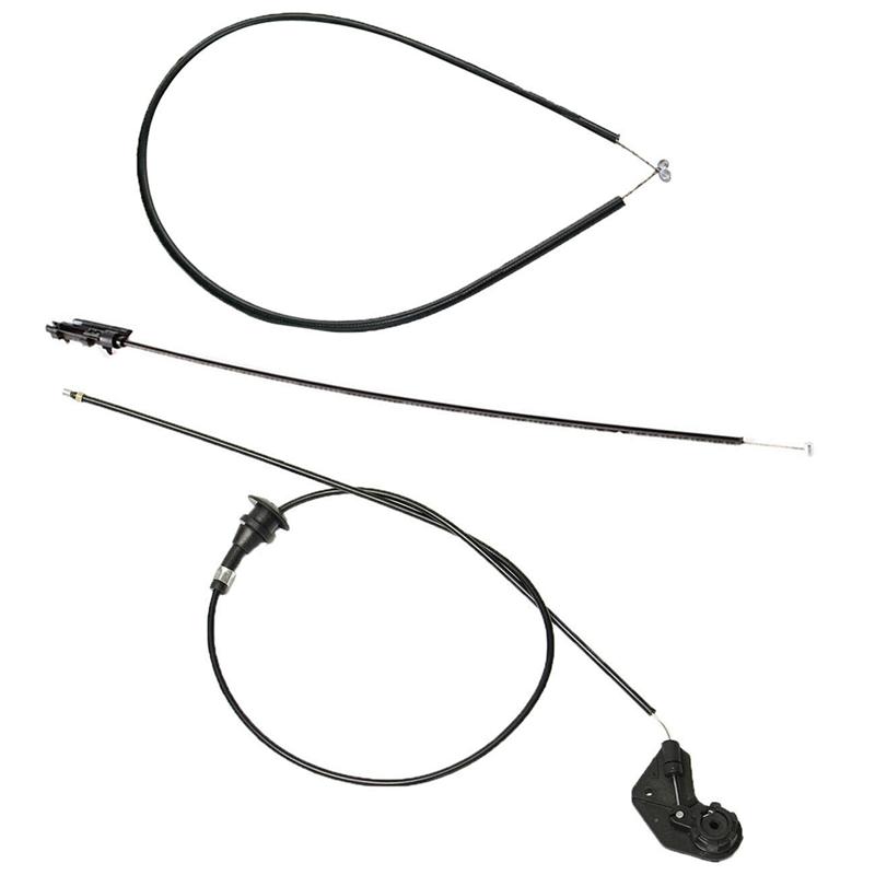 BT-9PCS Motor Bowdenzug Motorhaubenentriegelungsdraht Für-BMW E39 525I 530I 51238176595 51238190754 51238176596