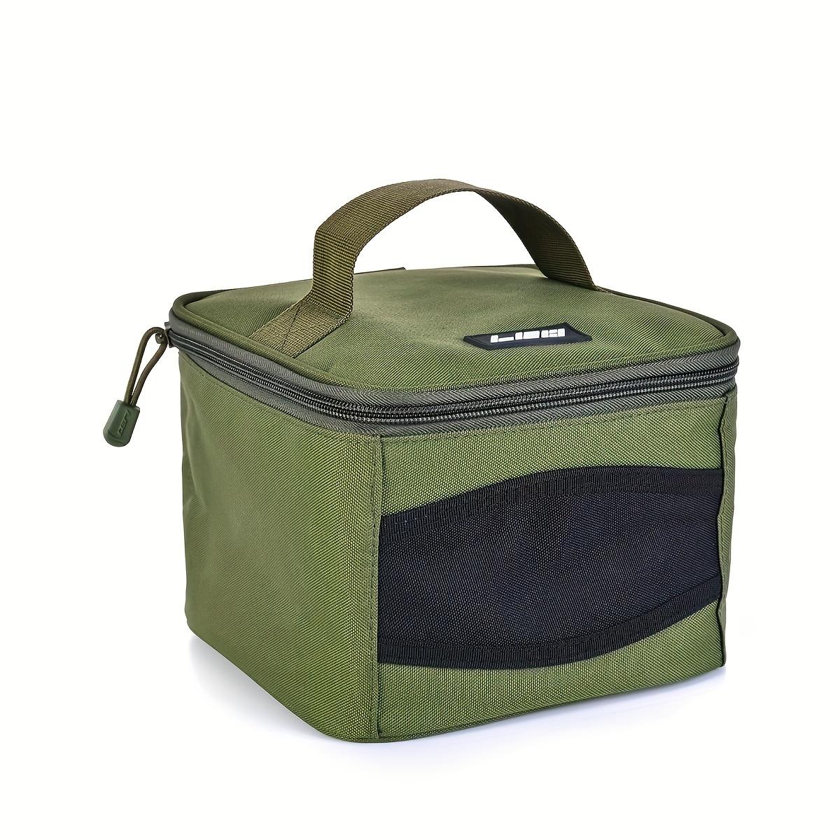 

Outdoor leisure cube fishing gear bag, bait bag, large capacity fishing line, hook bag, multifunctional fishing gear storage bag зелёный