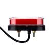 2Pcs 4Inch Led Tail Light Left Right Rear Brake Lamp Licesen Plate Taillight 12V 24V Turn Signal For Trailervan Bus 4X4 Pickup