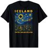 Islanda Eclissi Solare Totale 2026 T-Shirt NERA 1507