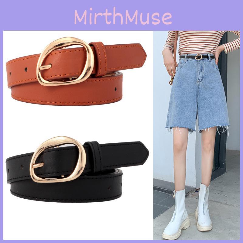 Trendy Women's Pin Buckle Waist Belt In Elegant Black Coffee And Camel Colors For Chic Jeans