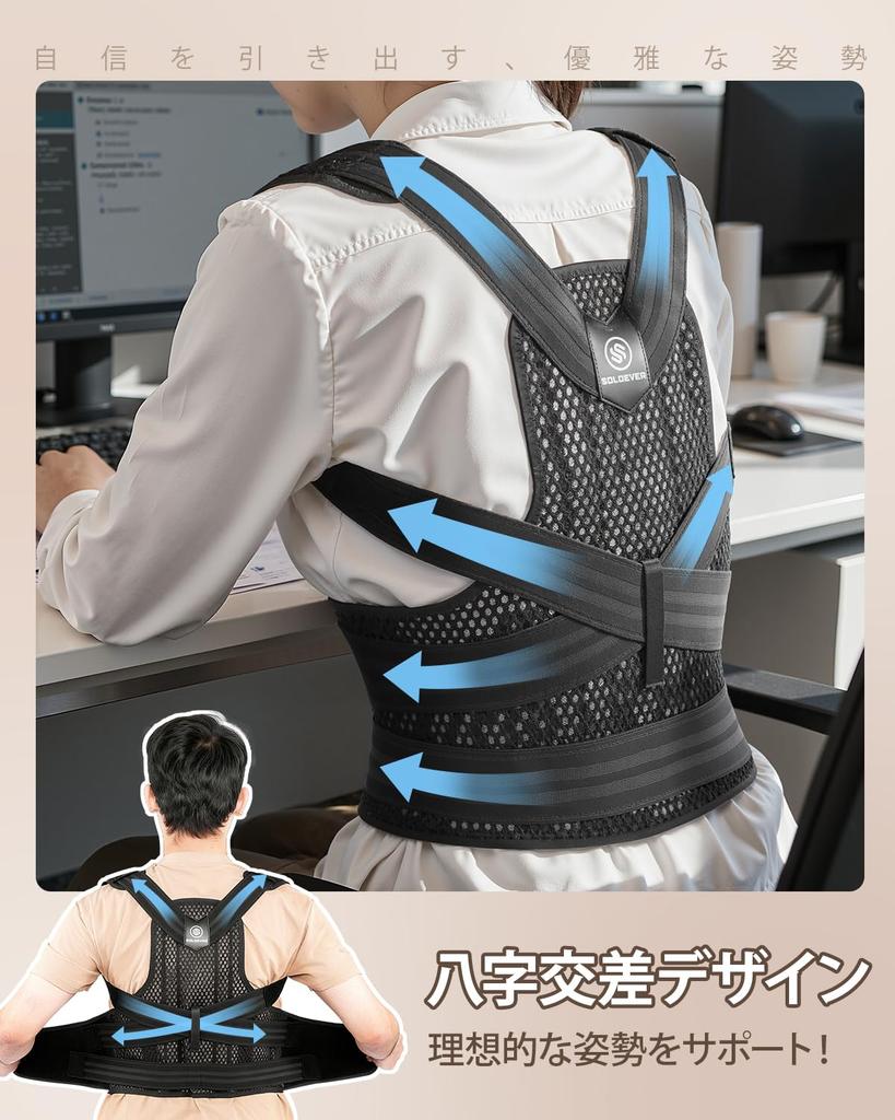 Recommended by Physical Posture Back Improves Rounded Easy to Put On and Take Promotes Good The design provides perfect posture even pressure