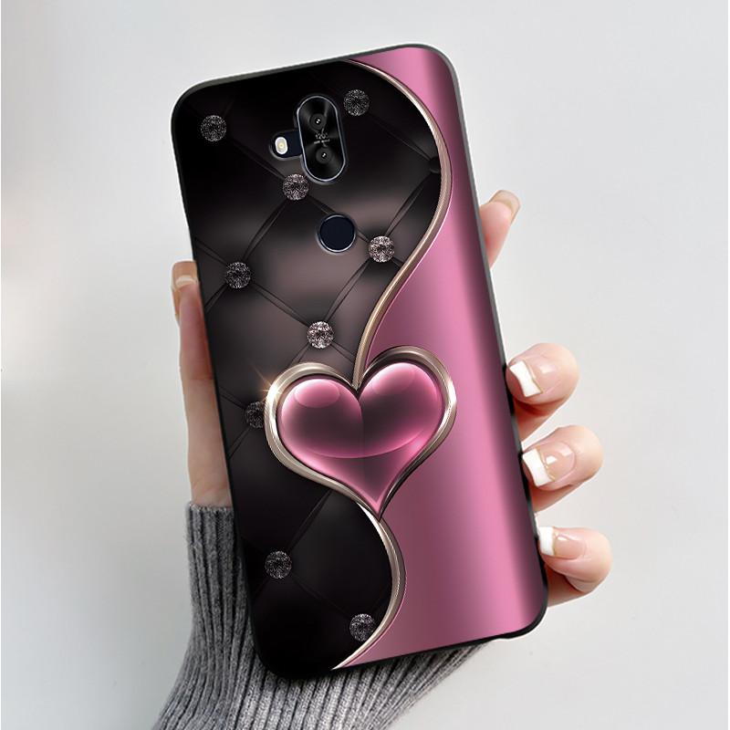Luxury Fashion Flower For Asus Zenfone 5 Lite ZC600KL 5Q ZC600KL X017DA Silicone Phone Case Protective Back Shell Soft TPU Cover