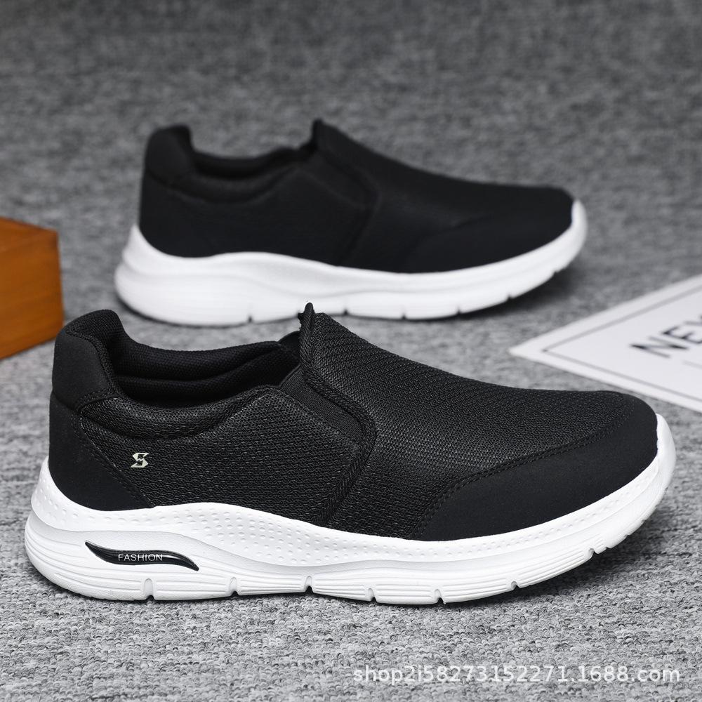 Foreign Trade Cold Sticky Men's Shoes Casual Fashion 2025 Spring and Autumn New Versatile Walking Soft Sole Lightweight Running Shoes