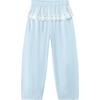 Balabala Girls' Summer Lace Trim Pajama Pants