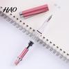 Ergonomic Titanium Pen Fountain High Ink Capacity Vacuum Filling Stainless Smooth Writing Steel Fine Nib for Daily