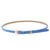 1Pc 12 Candy Colors Women'S Leather Belt Skinny Thin Dress Belt Waist Belt Waistband Dress Coat Waist Seal Jeans Belt
