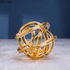 Twisted Coil Creative Transparent Glass Chain Sculpture Desk Decoration Crafts Ornaments Room Aesthetics Decor Modern Artwork