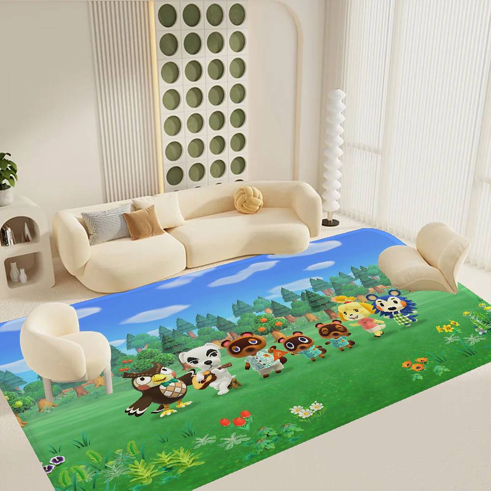 Animal C-Crossing Kitchen Mat Kids Room Bedroom Decoration Balcony Anti-Slip Doormat Living Room Alfombra