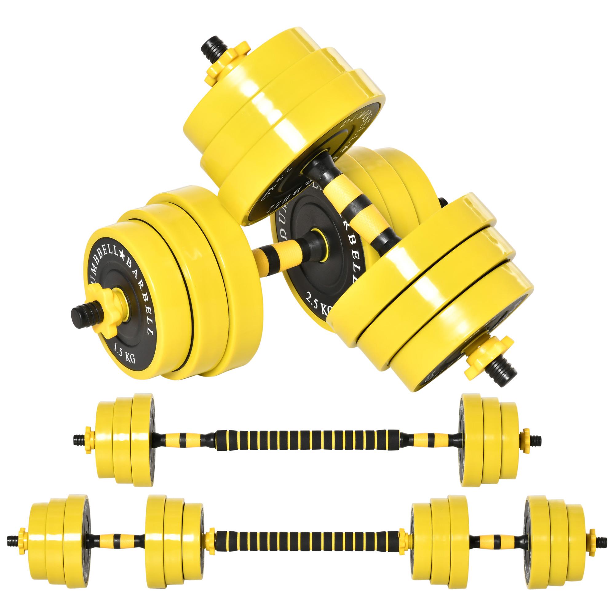25KG Dumbbell & Barbell  Adjustable Set