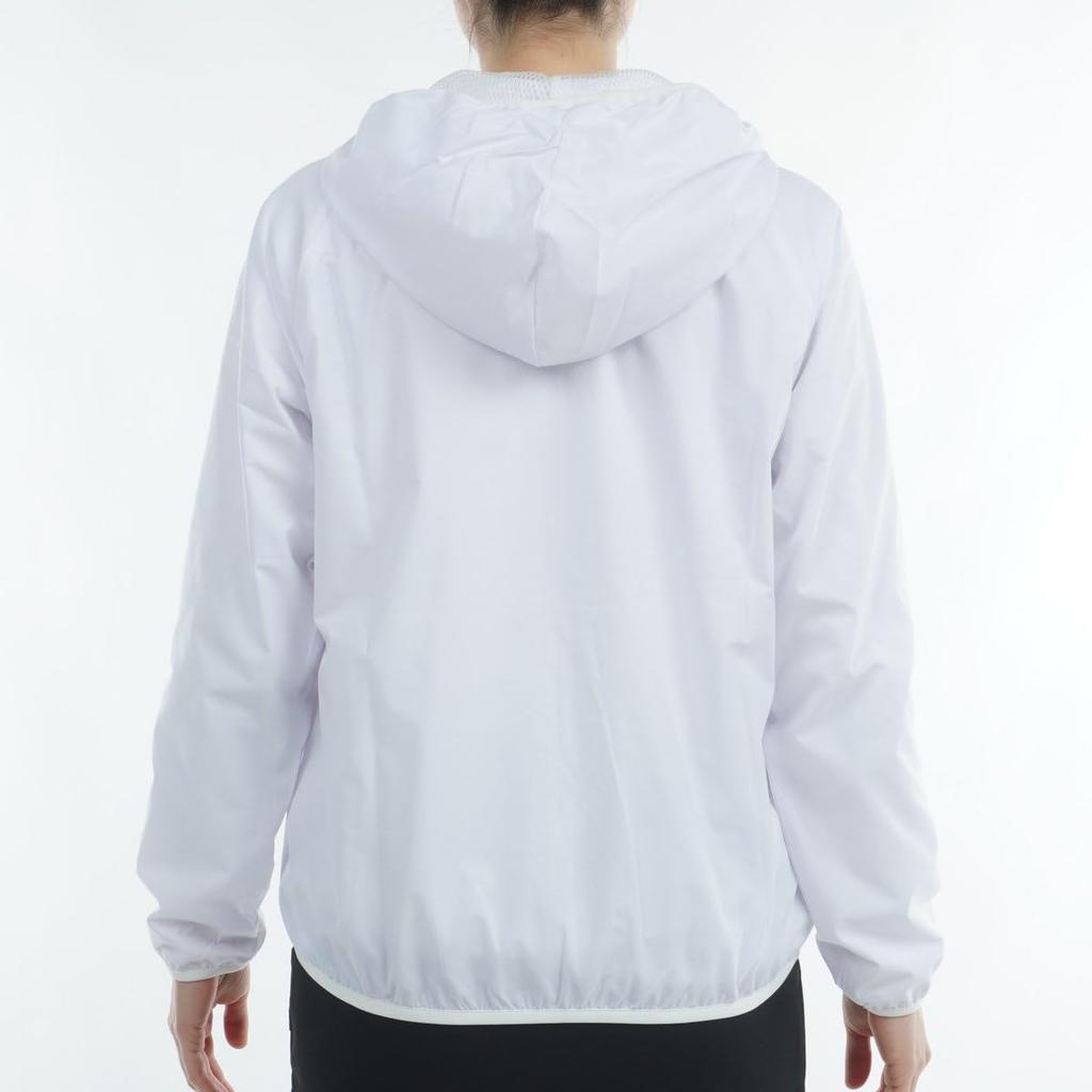 Long Sleeve Full Zip Blouson Golf Outerwear White L [Pin Apparel] Women's (EARTH Print) / / 622-4120102 031_Plain