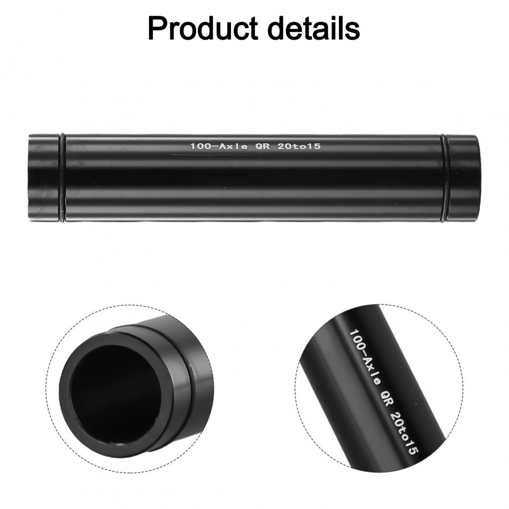 Bike Front Thru Axle Adapter 20mm To 15mm for 100110mm Front Hub Conversion