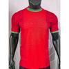 Herren Marokko Nationalmannschaft Heimfußballtrikot Kurzarm Fußballhemd Atmungsaktives Bambusfaser Sportoberteil