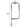 52*19cm Burner For Weber Q200/Q220/Q2000/Q2200 Silver