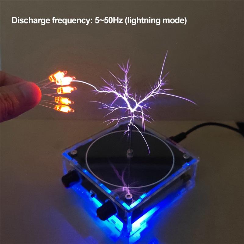 Music for Tesla Coil Speaker Touchable Artificial Spark Wireless Transmission Bluetooth-Compatible Science Teaching Experimental