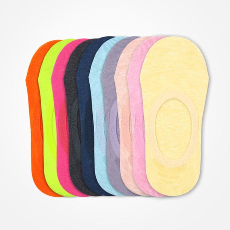 UNBDAY [5PACK] Unbday Women's Non-Slip Color Slippers (5 Pairs)