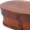 Holz-Lebensmittelaufbewahrungsbehälter 19*12*6cm Tragbare Lebensmittelbox für Zuhause Büro