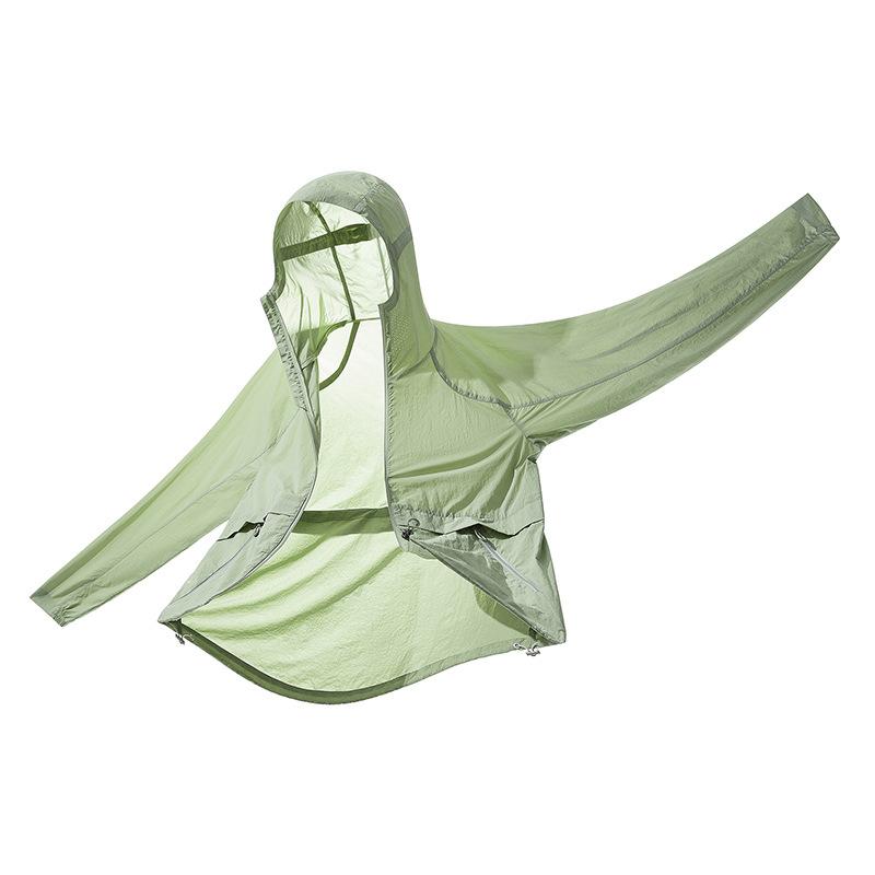 Outdoor light and thin sunscreen clothing women's UV protection breathable jacket sunscreen clothing sunshade spring and summer jacket women