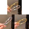 Luxury 18k Gold Finish Zircon Cross Crossover Bangles For Womens Accessories