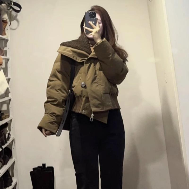 New cotton-padded clothes for women's winter short loose small coat thickened design cotton-padded jacket tide