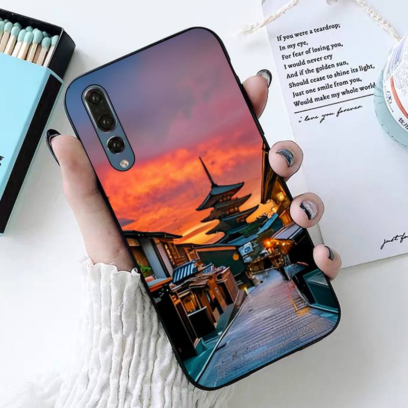 Japanese Style Art Phone Case for Huawei P30 40 20 10 8 9 lite pro plus Psmart2019