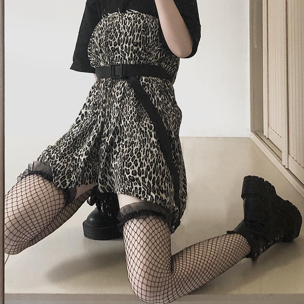 Summer Thin Black Stockings Lace Lolita Japanese Sweet Jk College Style Babes Fishnet Knee Socks Children