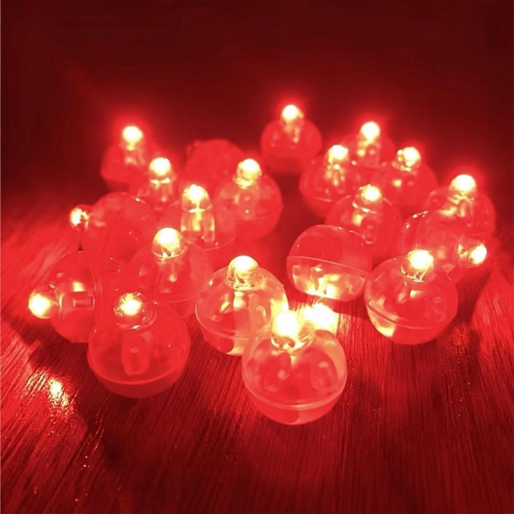 11 Pezzi Luce LED Lampeggiante per Palloncini Mini Lampada per Palloncini Colorata a Batteria Luce Decorativa Rotonda per Natale Decorazione per Matrimonio
