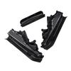 3pcs Black Car Engine Upper Compartment Partition Panel Set For BMW X5 X6 E70 E71 E72 51717169420 51717169421 51717169419