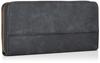 Hamnett Domestic Tanned Leather Hand Scratch Pattern Round Zipper Bundle Black [Catherine London] SCRUB" (vegetable Tanned) 490-50603