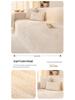 Moderne rutschfeste Chenille-Sofaüberwurfdecke: Einfacher, kratzfester Kissenbezug
