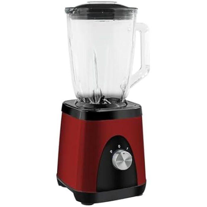 Batteur en verre 1,5 l 1 000 W KUKEN Rouge