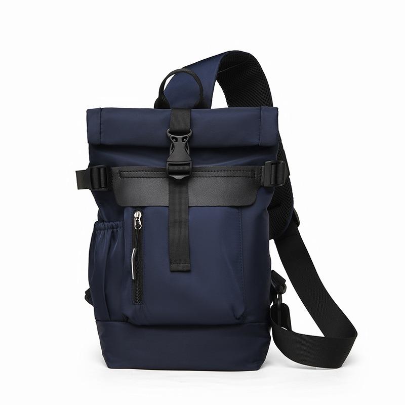 Men's breast bag New business commuter messenger nylon shoulder bag Chest bag Large capacity bag
