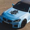 Car Engine Hood Sticker Flame Dice Graphic Vinyl Decal For Auto Vans Trucks SUV Self-Adhesive Auto Body Window Decor Accessories