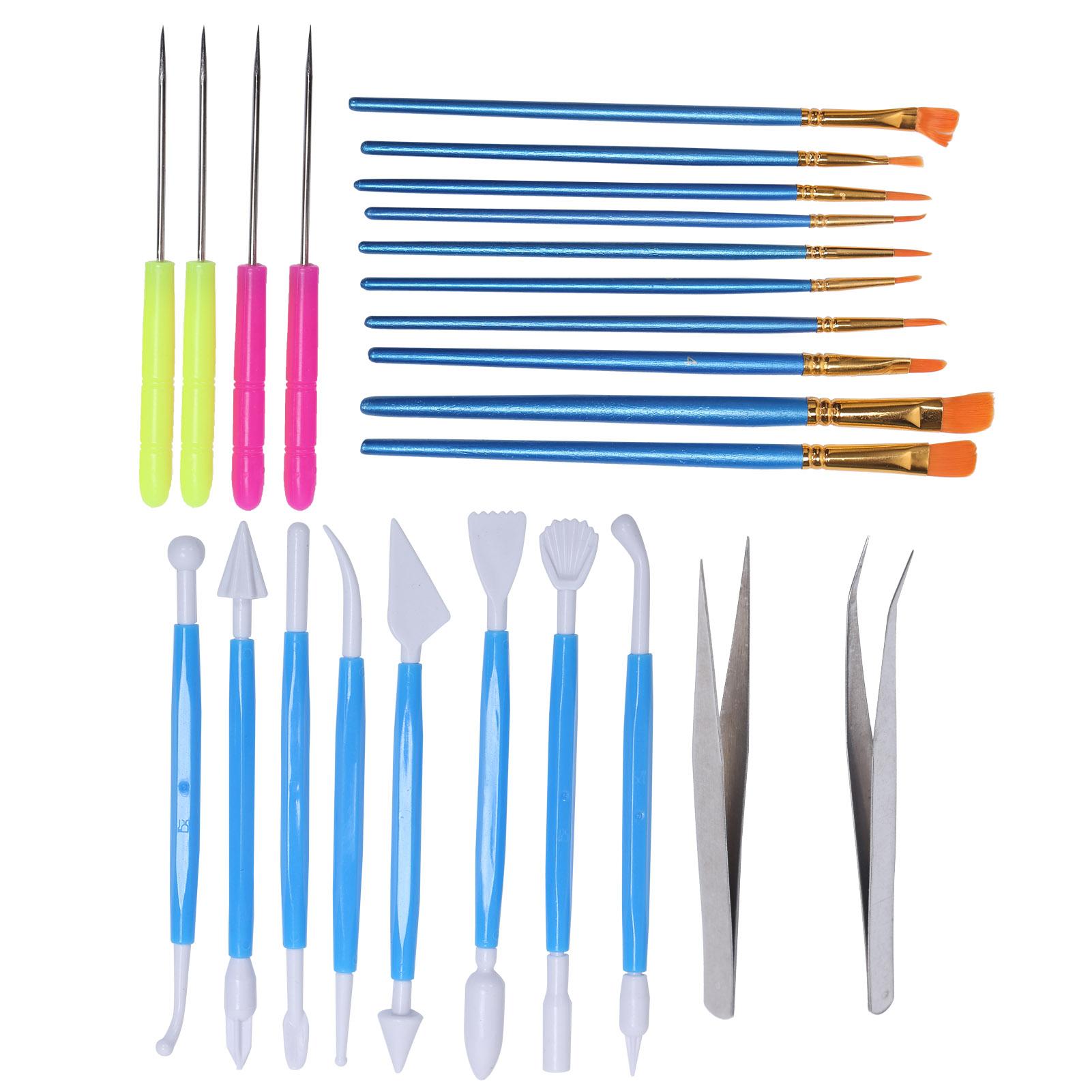 

Paint Brush Set DIY Multifunctional Drawing Tools for Oil HandMade Painting Sketch Pottery Carving Gift