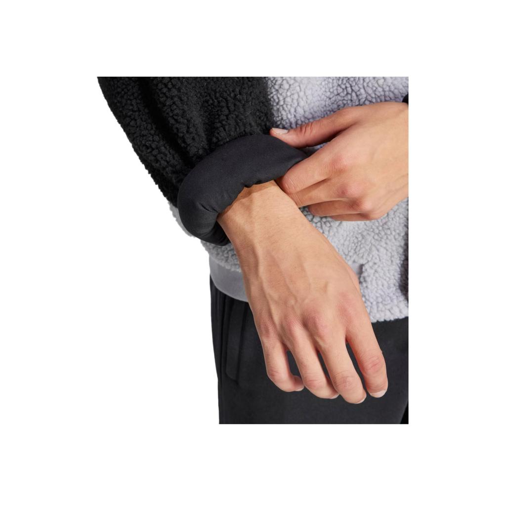 Adidas Originals X Mickey Mouse Glove Pattern Patch Sleeve Varsity Jacket Men Jacket Grey IY2265