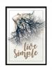 Picture, Poster Framed 73x53 Cm Live P515