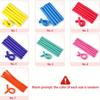 42 Pcs/Lot Heatless Curling Rod Soft Sponge Hair Curler Roller Foam Bendy Twist Curls Tool DIY HairStyling Hairdressing Tools