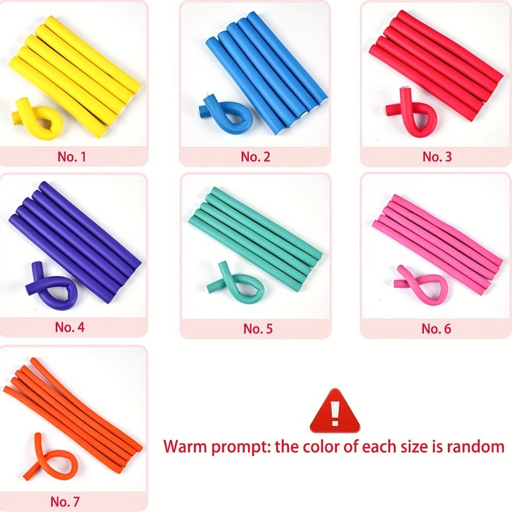 42 Pcs/Lot Heatless Curling Rod Soft Sponge Hair Curler Roller Foam Bendy Twist Curls Tool DIY HairStyling Hairdressing Tools