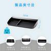 Dashboard Tray Console Box Small Item Storage Box Screen Rear Tray Console Storage Center Console Organizer Holder Compatible with Rubber Mat Interior