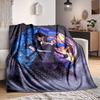 1pc Wednesday Flannel Blanket, Soft Skin Friendly with Digital Printing, Various Sizes Available for Family, Friends, Birthday
