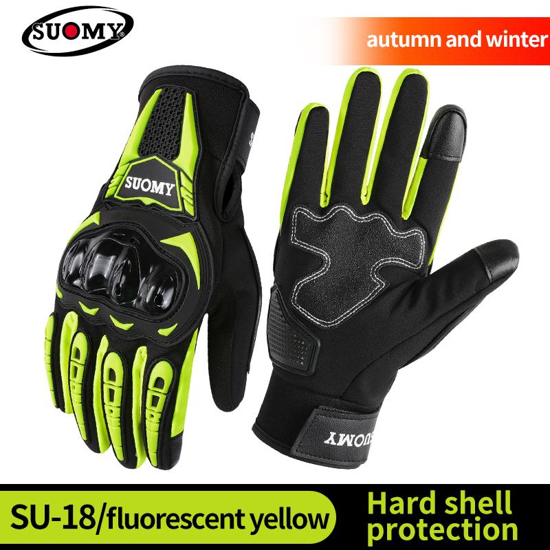 SUOMY Winter Waterproof Guantes Moto Motorcycle Gloves Men Women Autumn Motocross Biker Glove Touch Screen Cycling Luvas M-XXL
