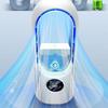 6 Speed Silent Spray Fan Colorful Lights Mini Air Cooler Household Mist Electric Fan  Office