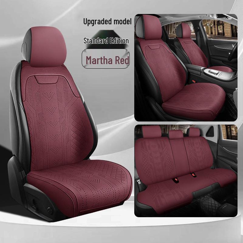 Geely Galaxy L7 Suede Seat Cushions & Covers - Long Teng MAX Asian Games Edition