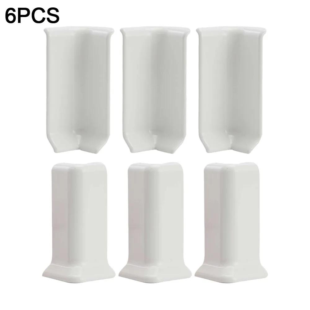 82MM Height Baseboard Corner Blocks Inside and Outside Corners Self Adhesive Wall Base Moulding Trim Connector Skirting Board