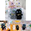 Adorable Plush Cat Keychain Soft Stuffed Animal Figure Cute Bag Charm Doll